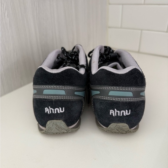 Ahnu Black, Gray, and Blue Athletic Shoes - Picture 3 of 8